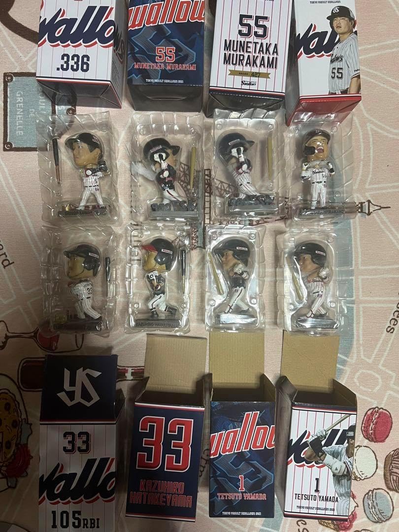 東京ヤクルトスワローズ☆ボブルヘッドセット 山田哲人☆村上宗隆 東京